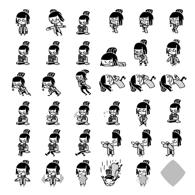 Odile Shimeji Sprite Preview