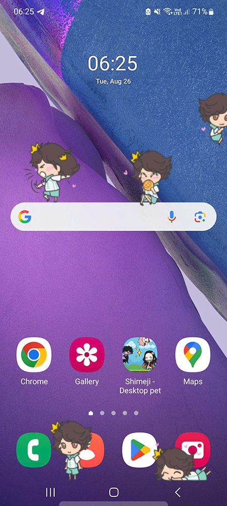 Oikawa Tooru Shimeji on Mobile