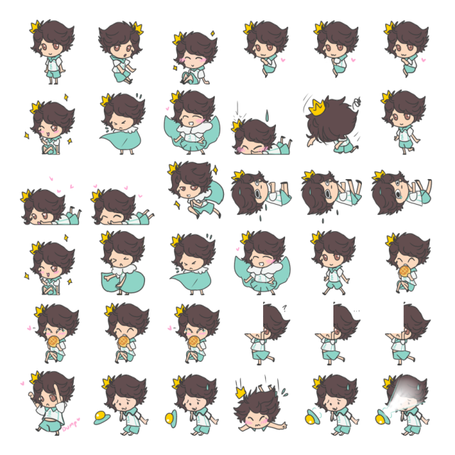 Oikawa Tooru Shimeji Sprite Preview
