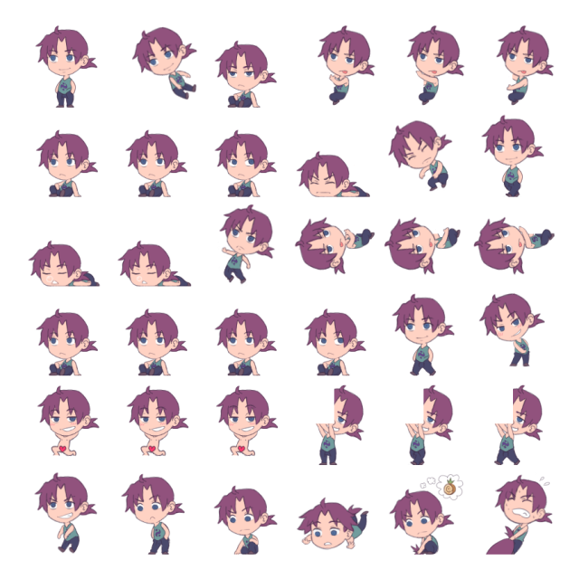 Onion Guy Shimeji Sprite Preview