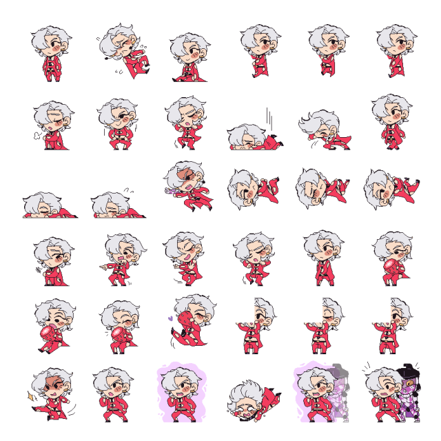 Pannacotta Fugo (Manga) Shimeji Sprite Preview
