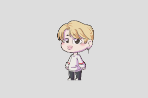 Park Jimin Shimeji featured image – free desktop pet from BTS