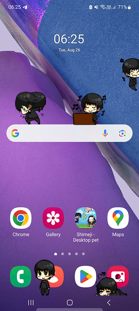 Paul McCartney Shimeji on Mobile