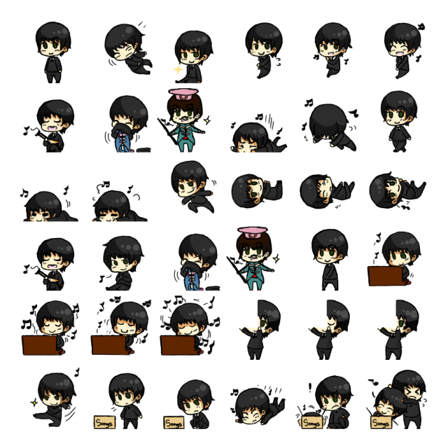 Paul McCartney Shimeji Sprite Preview