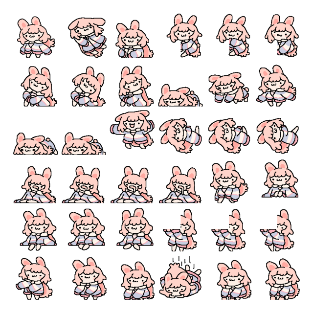 Pipkin Pippa Shimeji Sprite Preview