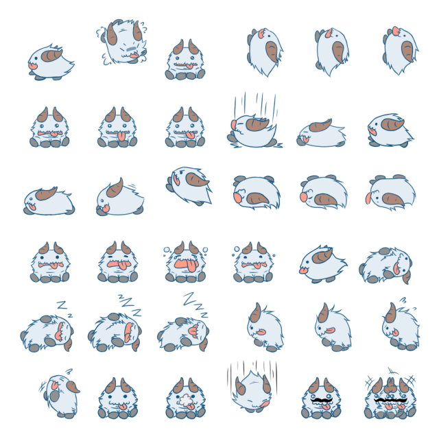 Poro Shimeji Sprite Preview