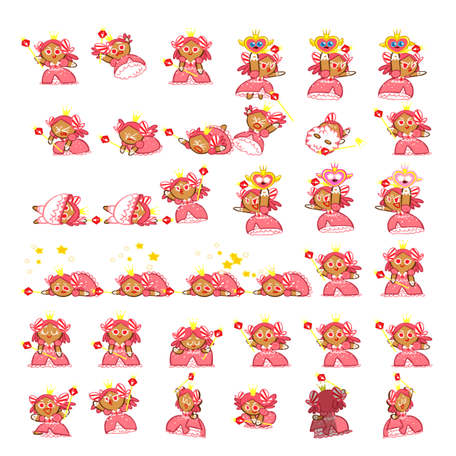 Princess Cookie Shimeji Sprite Preview