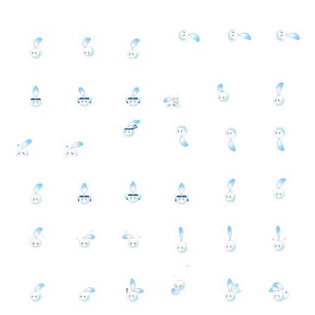 Quilldren Shimeji Sprite Preview