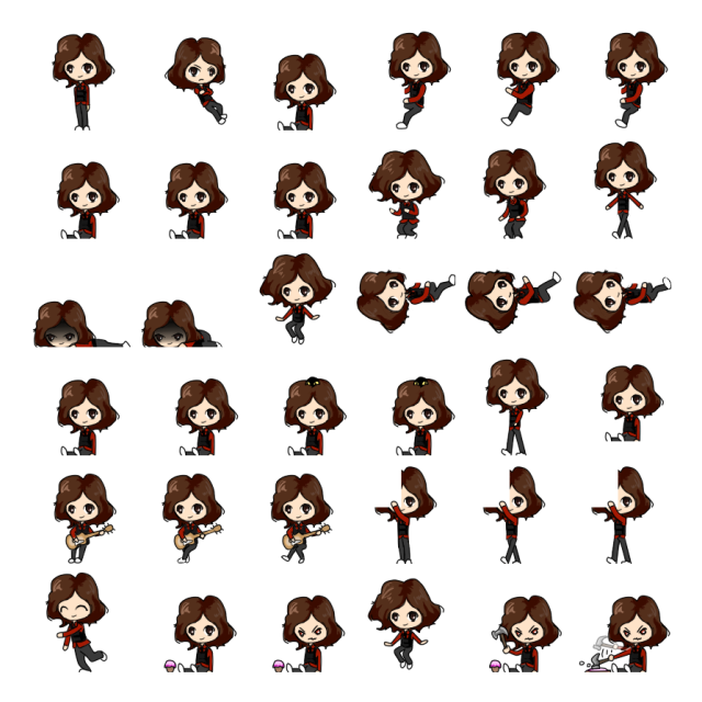 Ray Toro Shimeji Sprite Preview