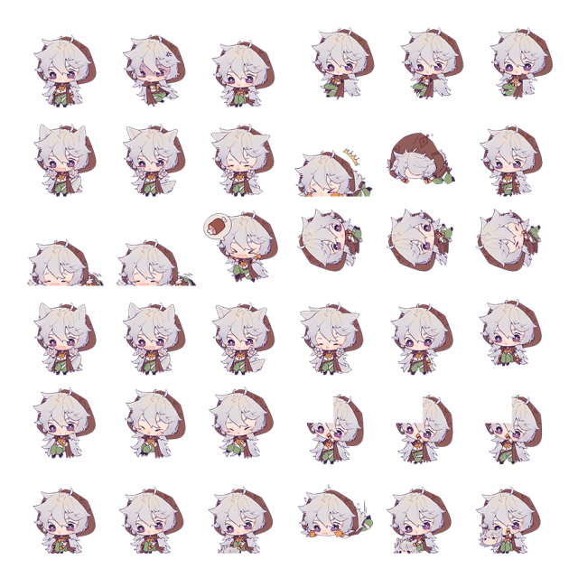 Razor Shimeji Sprite Preview