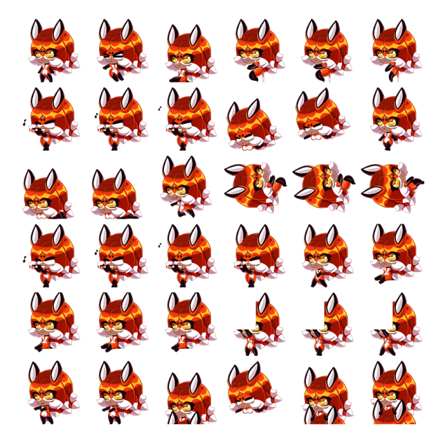 Rena Rouge Shimeji Sprite Preview