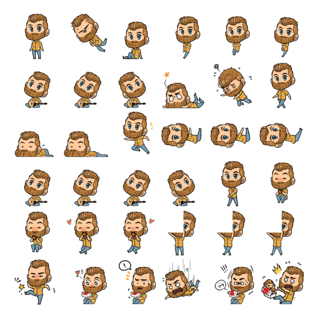 Rhett Shimeji Sprite Preview