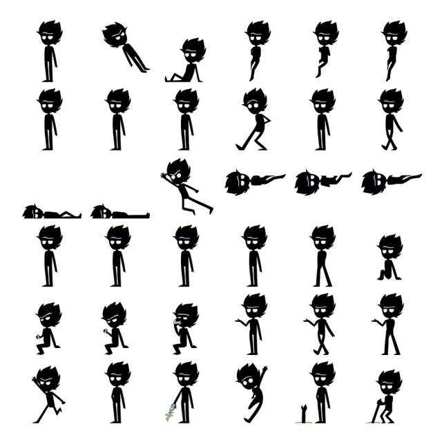 Rick (Shadow) Shimeji Sprite Preview