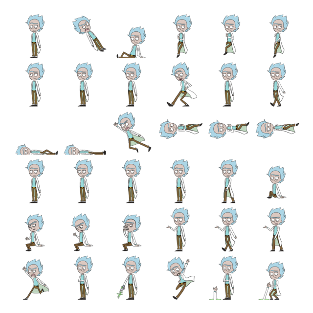 Rick Shimeji Sprite Preview