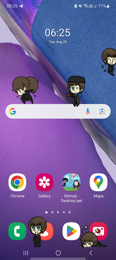 Ringo Starr Shimeji on Mobile