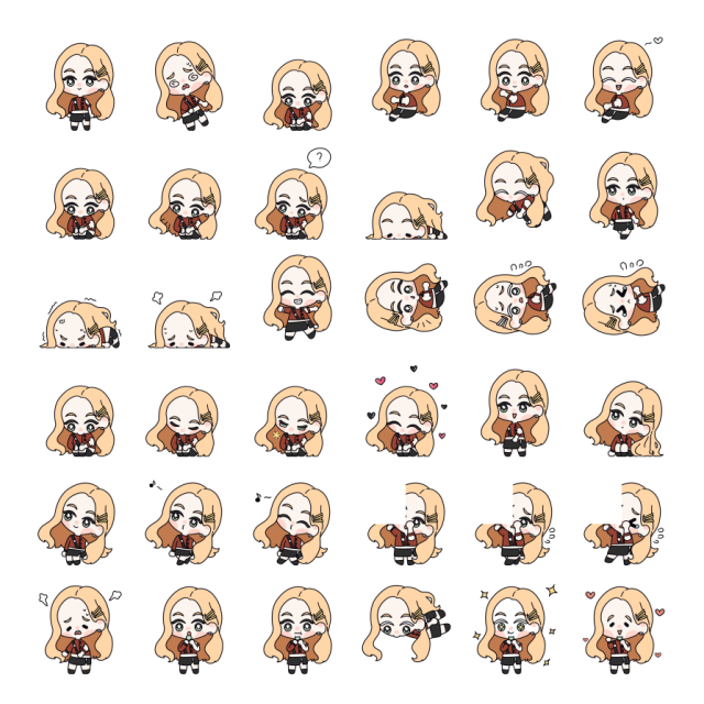 Rose Shimeji Sprite Preview