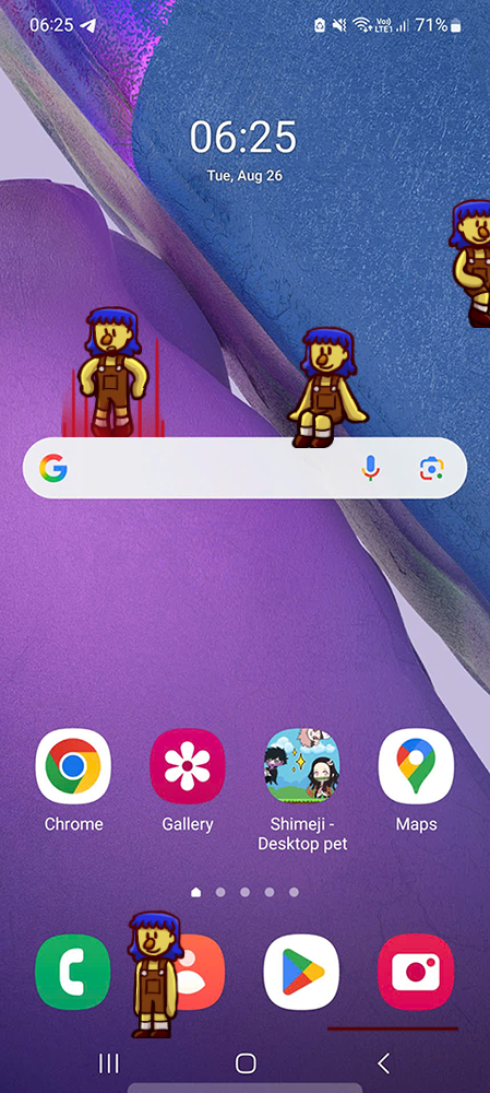 Roy Shimeji on Mobile