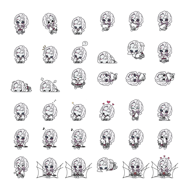 Rui Shimeji Sprite Preview