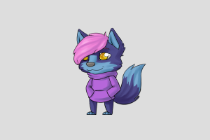 Ryuuko Shimeji featured image – free desktop pet from OC