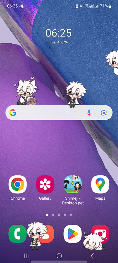 Sanemi Shinazugawa Shimeji on Mobile