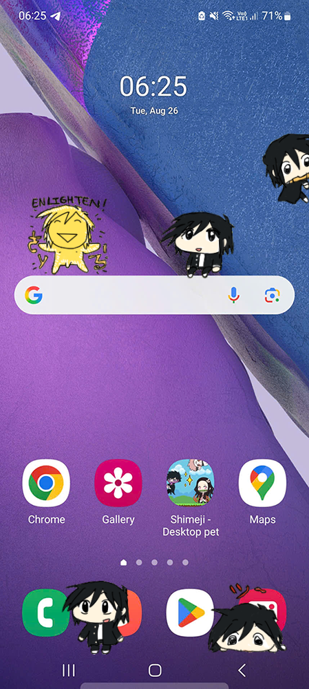 Satoru Shimeji on Mobile