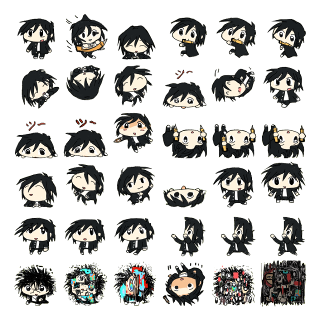Satoru Shimeji Sprite Preview