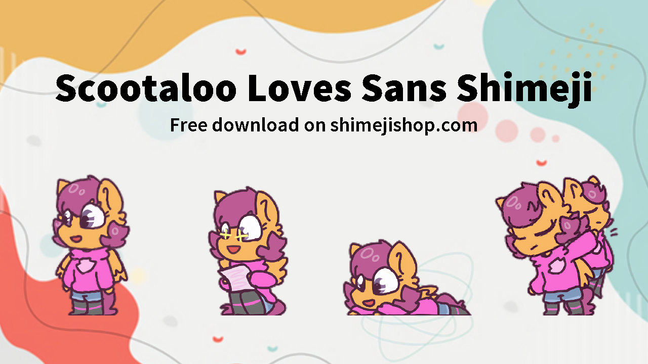 Scootaloo Loves Sans Shimeji Cover