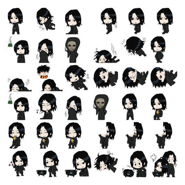 Severus Snape Shimeji Sprite Preview