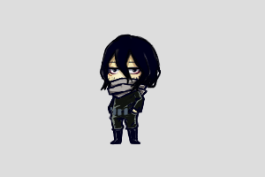 Shota Aizawa (Eraser Head) Shimeji featured image – free desktop pet from My Hero Academia