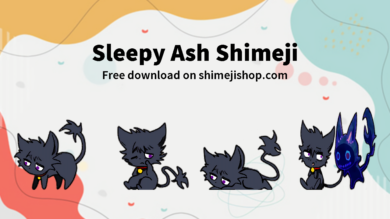 Sleepy Ash Shimeji Cover