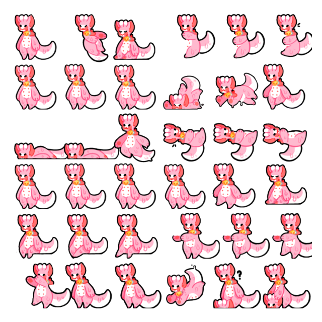 Slugcat Shimeji Sprite Preview