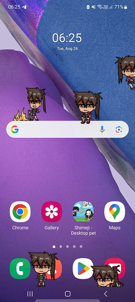Sol Badguy Shimeji on Mobile