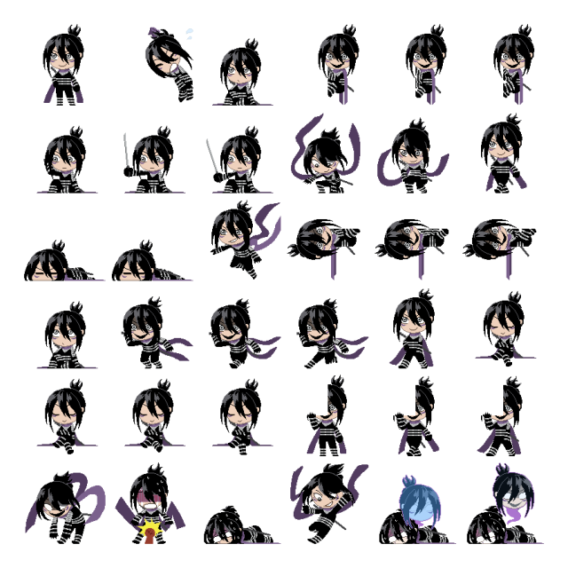 Sonic Shimeji Sprite Preview