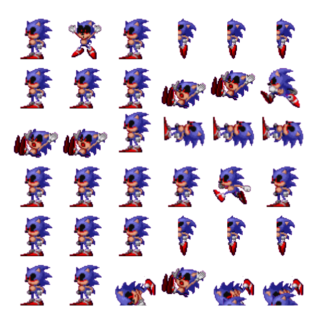 Sonic.exe Shimeji Sprite Preview