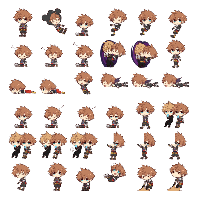 Sora Shimeji Sprite Preview