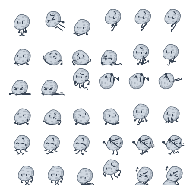 Stone Shimeji Sprite Preview