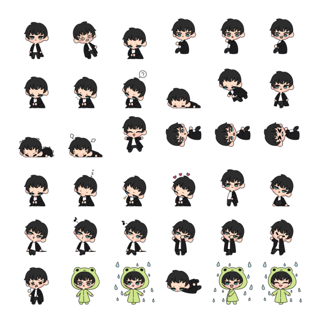Sung Jinwoo Shimeji Sprite Preview