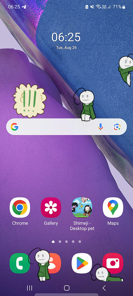 Sup Guy (Cryaotic) Shimeji on Mobile