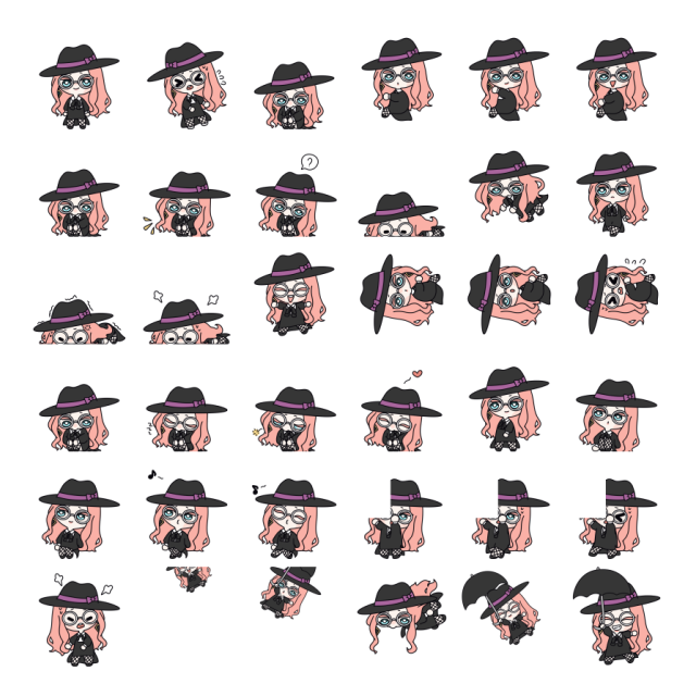 Sylvia Sherwood Shimeji Sprite Preview
