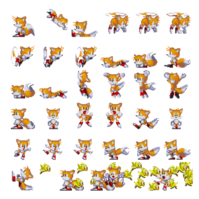Tails Shimeji Sprite Preview