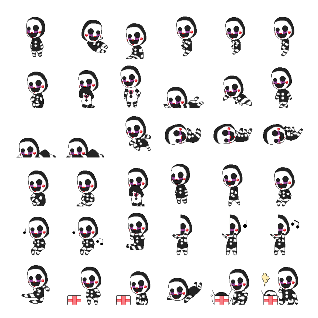 The Puppet Shimeji Sprite Preview