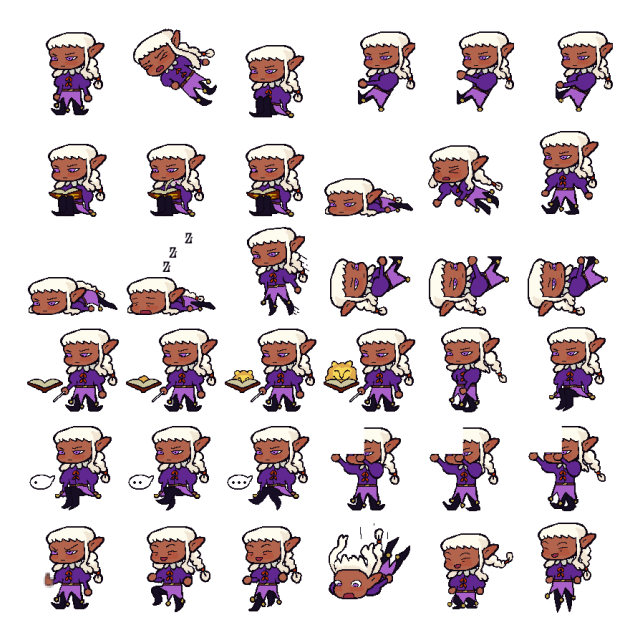 Thistle Shimeji Sprite Preview