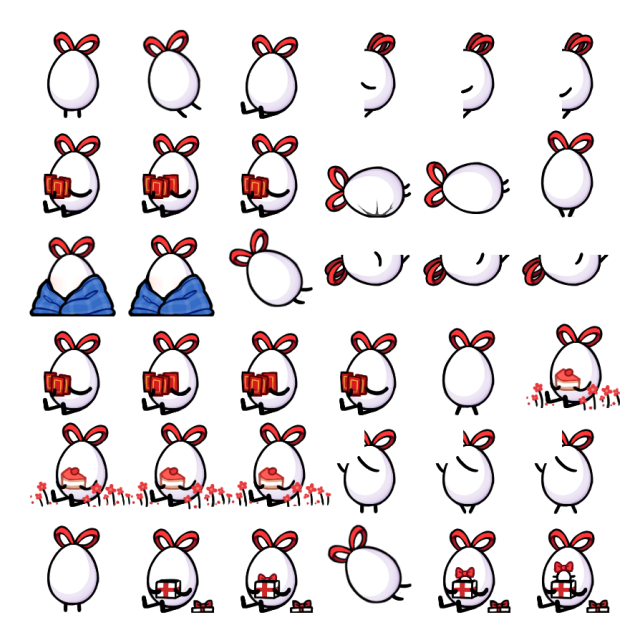 Tilin Shimeji Sprite Preview