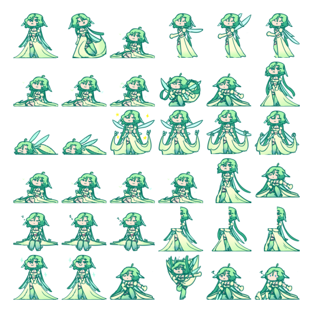 Titania Shimeji Sprite Preview
