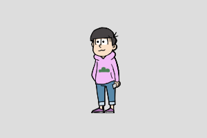 Todomatsu Matsuno Shimeji featured image – free desktop pet from Osomatsu-san