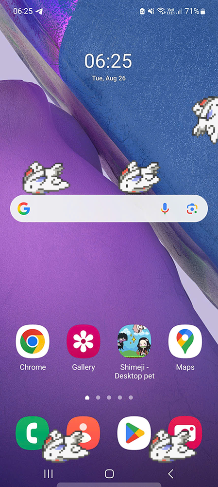 Togekiss Shimeji on Mobile