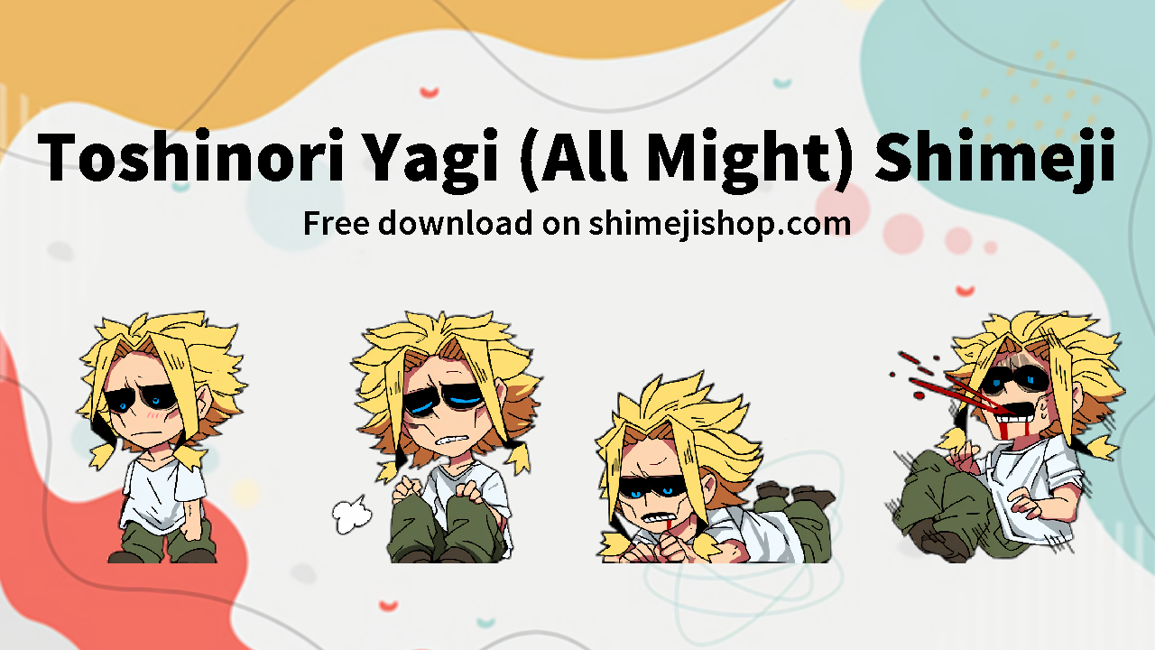Toshinori Yagi (All Might) Shimeji Cover