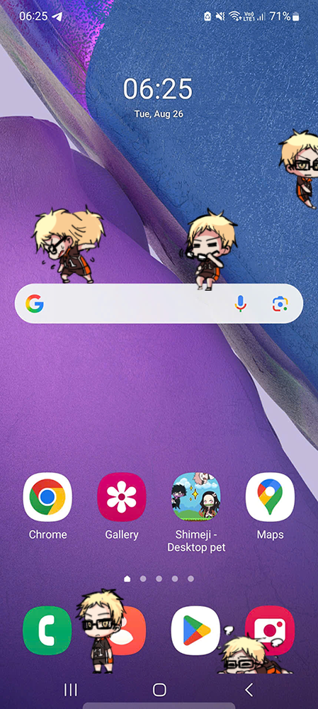 Tsukishima Kei Shimeji on Mobile