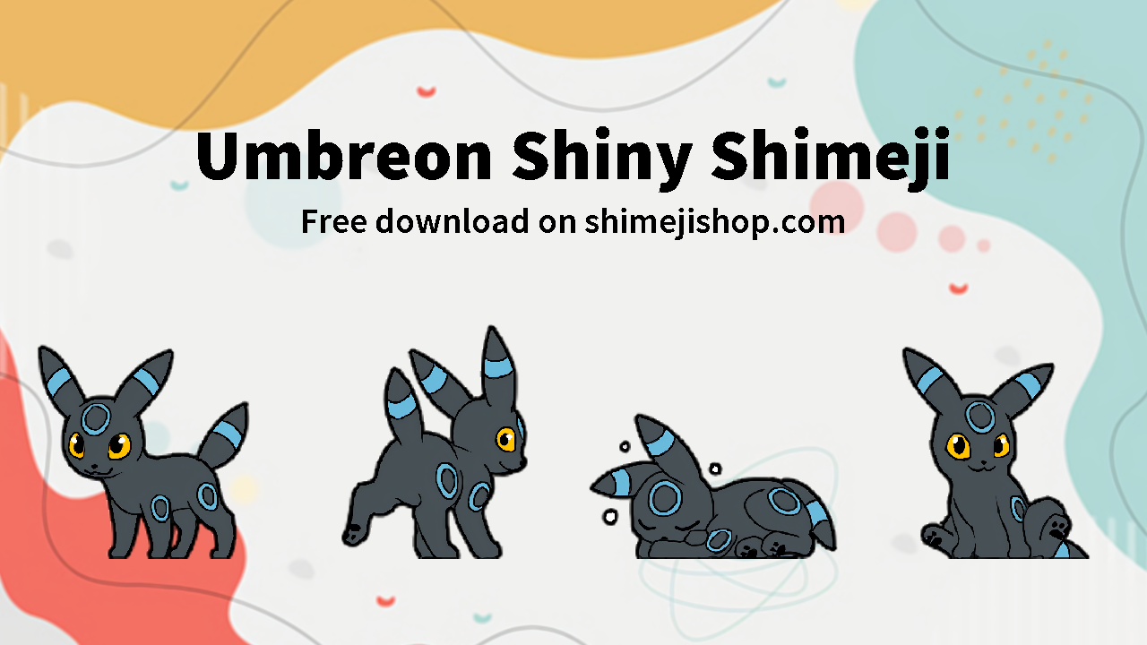 Umbreon Shiny Shimeji Cover