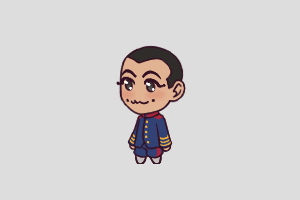 Usami Tokishige Shimeji featured image – free desktop pet from Golden Kamuy